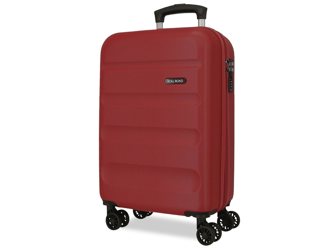 Maleta de cabina flexible ROLL ROAD color burdeos (35x55x20cm 38l)