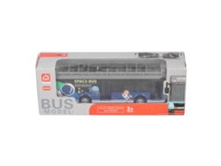 Dan26-modelo De Autobús Juguete De Vehículo De Tracción Hacia Atrás Niños Colección Regalo Decoración Azul Oscuro