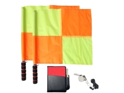 2026-conjunto De Banderas, Tarjetas Rojas Y Amarillas, Libreta, Lápiz Y Silbato De Acero Inoxidable Para Árbitros De Fútbol
