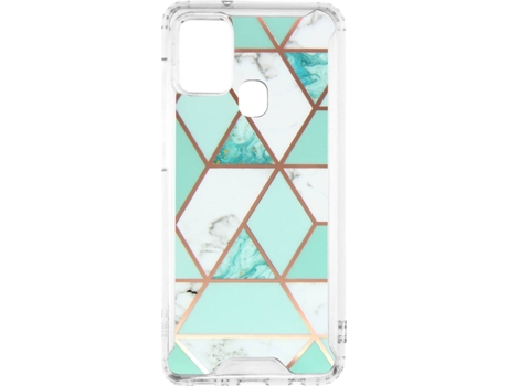 Carcasa Samsung Galaxy A21s AVIZAR Híbrido con Esquinas Reforzadas Azul