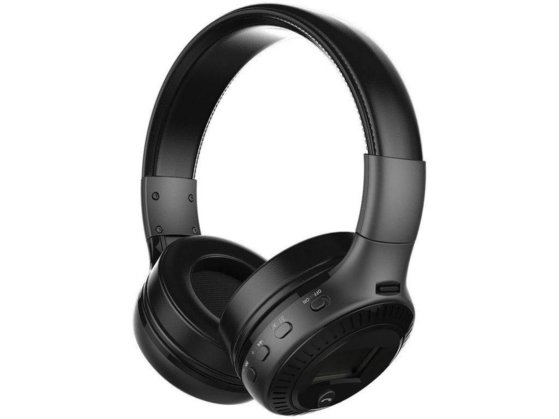 Auriculares Bluetooth ZEALOT B19 (Over Ear - Micrófono - Noise Cancelling - Negro)