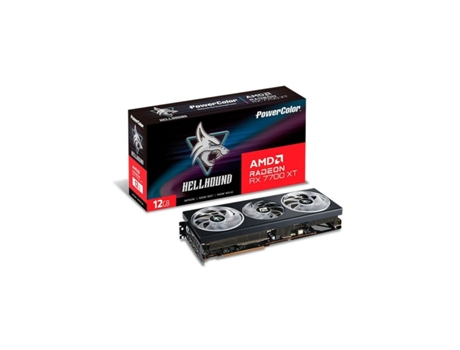 Tarjeta Gráfica POWERCOLOR RX7700XT 12G-L/OC 12 GB GDDR6 AMD AMD RADEON RX 7700 XT
