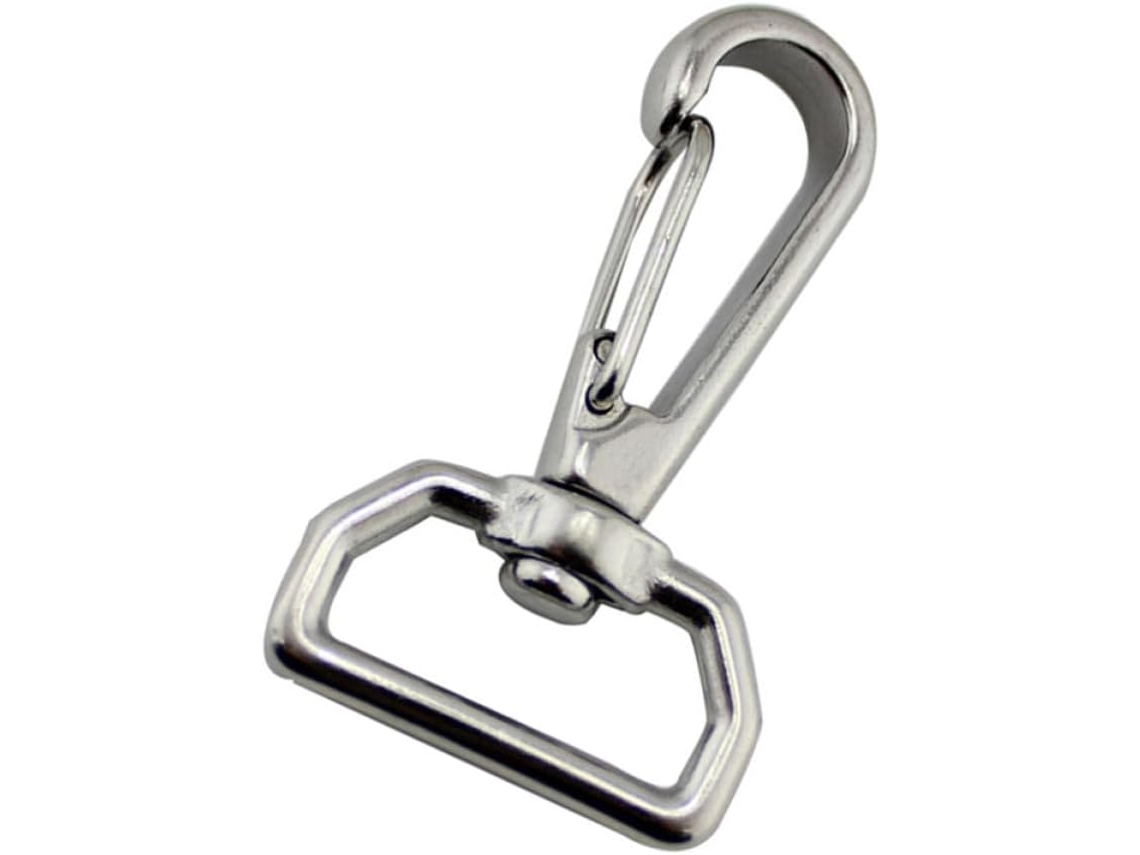 Juego de 2 ganchos de seguridad de acero inoxidable para accesorios de equipaje y maletas. Juego de 2 ganchos de seguridad de acero inoxidable Gokoco.