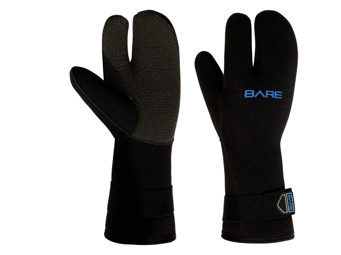 Guantes de Buceo BARE 3 Dedos Mitt 7 Mm (XL)