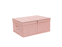 Caja de almacenamiento de tela tipo tapa para ropa y edredones Kofihety