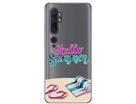 Carcasa Xiaomi Mi Note 10 TUMUNDOSMARTPHONE Dibujos Transparente Multicolor