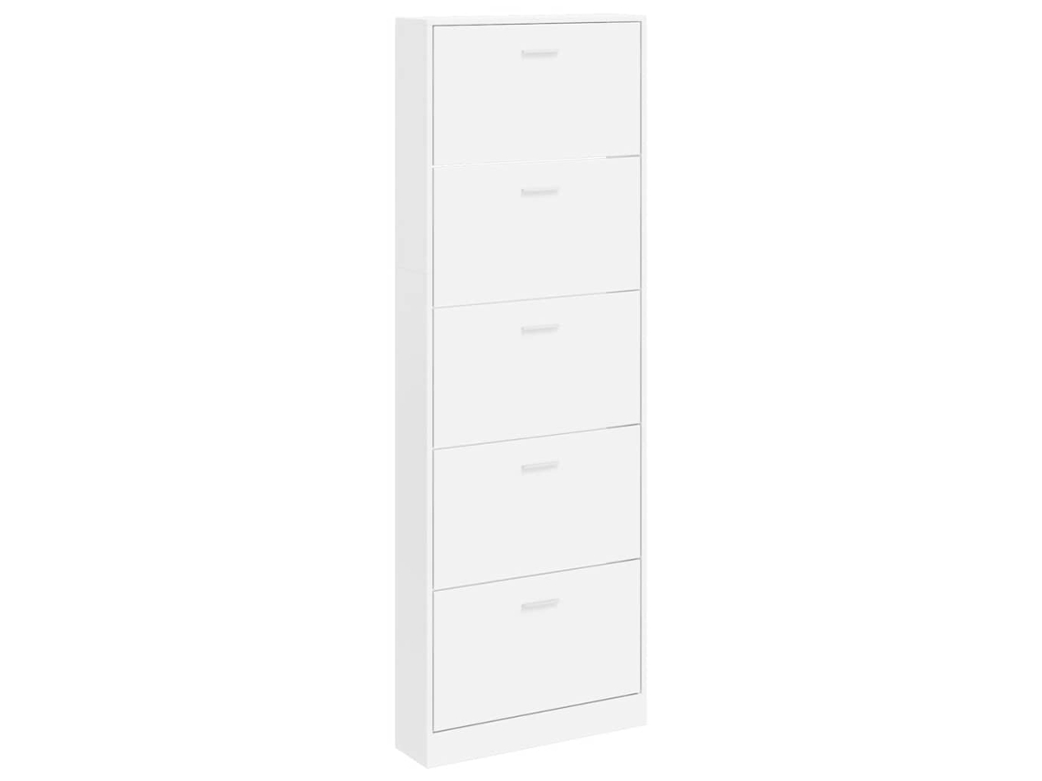 Maison Exclusive - Zapatero Blanco Con 5 Compartimentos