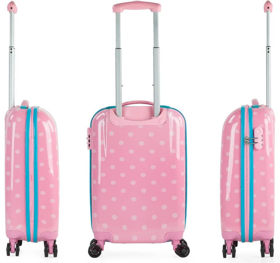 Maleta De Viaje skpat infantil trolley policarbonato cabina 31 l rosa 50cm