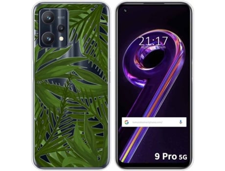 Carcasa para Realme 9 Pro 5G TUMUNDOSMARTPHONE Dibujos Transparente Jungla Multicolor