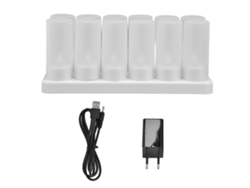 2026-lámpara De Vela Recargable Led Sin Llama Inalámbrica 100-240v Enchufe Eu Para Iluminación Hogar