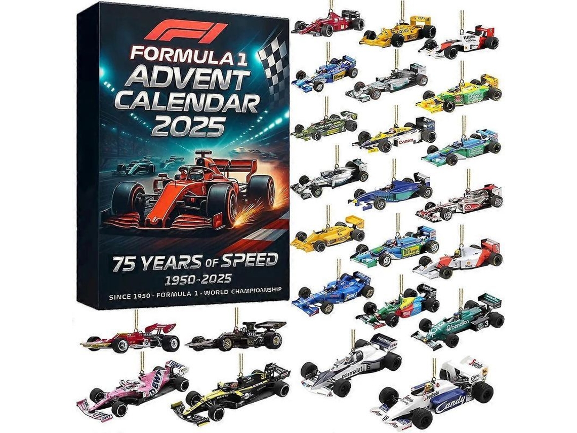Calendario De Adviento De Fórmula 1 2025, Caja Sorpresa, Juguete Interactivo Para Jóvenes De 7 A 14 Años.