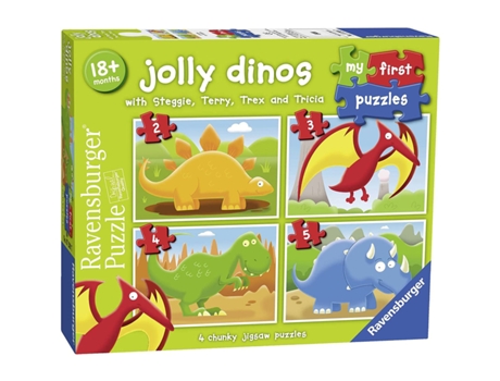 Ravensburger Mis Primeros Puzles Jolly Dinos