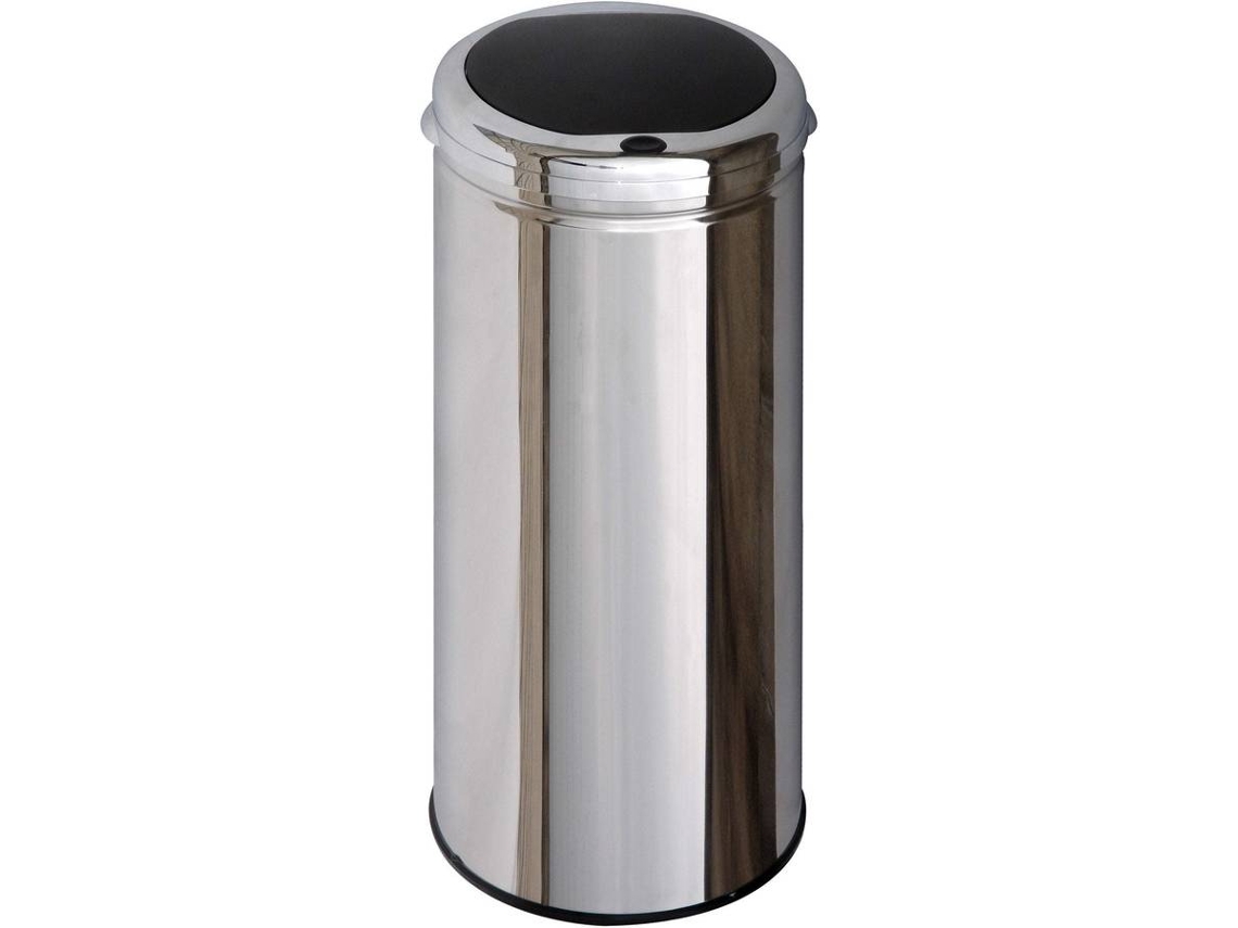 Cubo de Basura KITCHEN MOVE (Gris - Acero Inoxidable - 50 L)