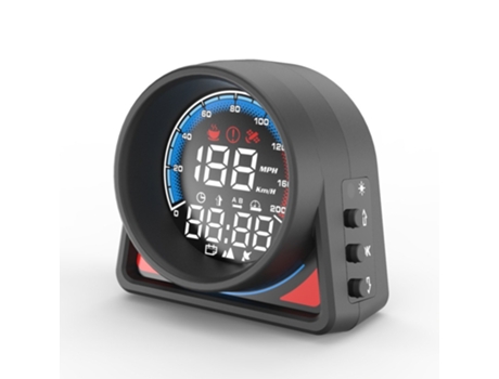 Pantalla frontal multifuncional para automóvil negro