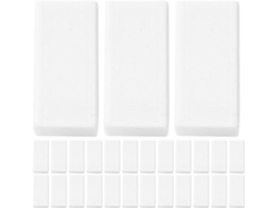 Paquete De 50 Gomas De Borrar Rectangulares Blancas Para Dibujo - Ideales Para Dibujar