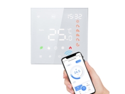 Termostato Inteligente Wifi Tuya Con Control Por Voz, 16 A, Pantalla Táctil Lcd Digital Programable Para Calefacción Eléctrica.