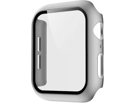 Carcasa y Protector de Pantalla Vidrio Apple Watch Series 5 G4M 44mm Gris