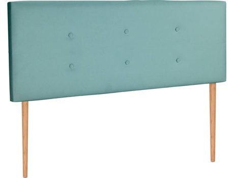 Cabecero DHOME con Patas (Azul - Polipiel - 105 x 5 x 105 cm)