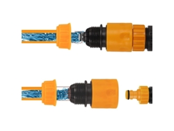 Kit De Conectores Para Mangueras Con Conectores Rápidos, Válvula De Cierre De Agua Y Adaptadores De 3/4 Y 1/2 Pulgada Para Jardín, Lavado E Irrigación.
