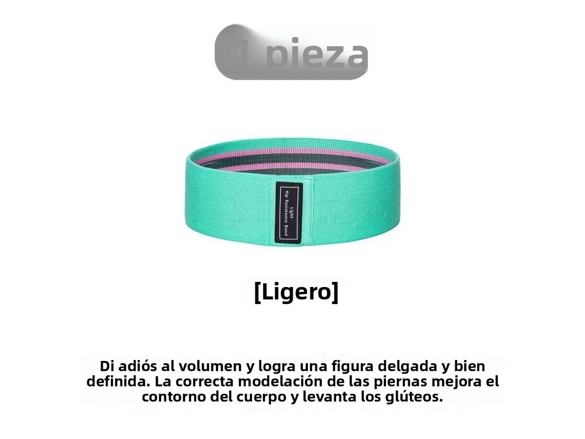 Juego de bandas de resistencia ideales para gimnasios, entrenamientos en casa y entrenamiento de resistencia. Mdug (verde).
