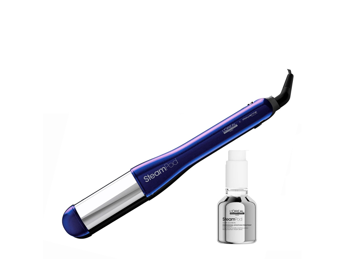 Plancha alisadora + serum L'Oréal Steampod Mooncapsule 2 unidades