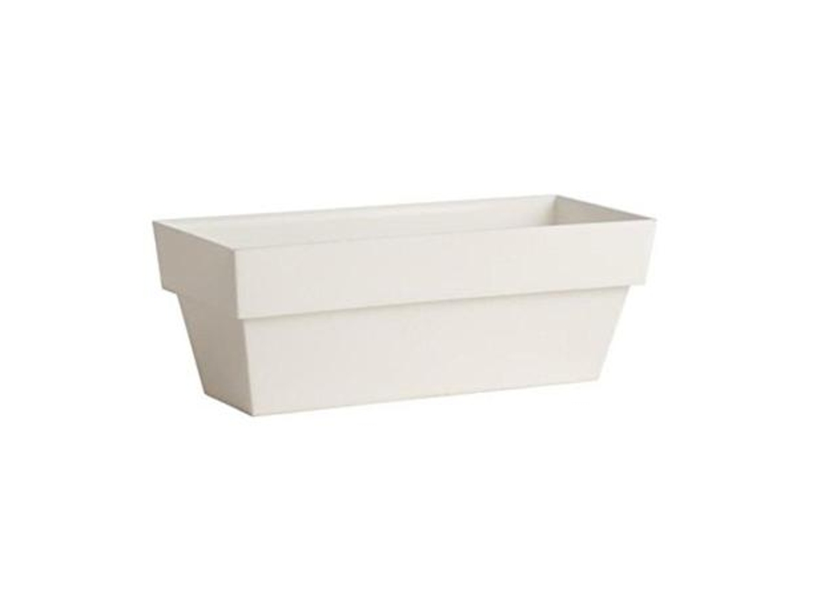 Jardinera limited 10x25 cm blanca