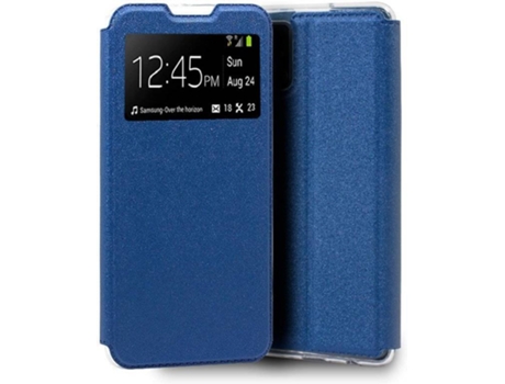 Funda para Samsung Galaxy A41 COOL Flip Cover Azul