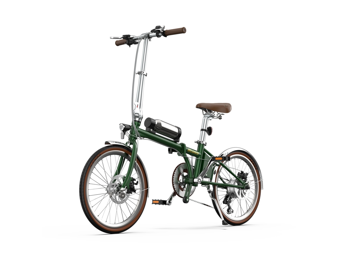 Bicicleta eléctrica plegable Onesport Ot02 Pro, motor de 250W, ruedas de 20 pulgadas, cambio Shimano de 7 velocidades.