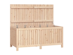 Caja de almacenamiento de jardín 147x68x64 cm Pino macizo MAISON EXCLUSIVE