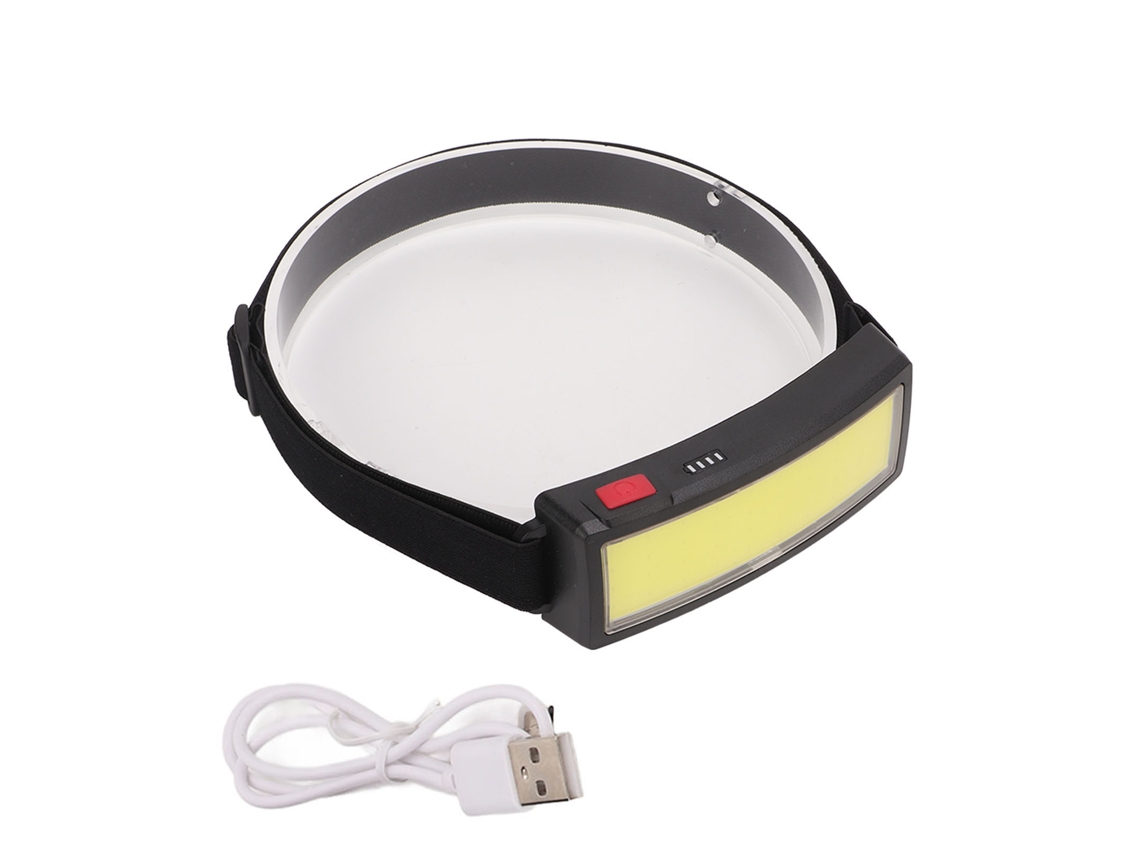 Danu26-linterna Frontal Cob Recargable Usb Led Luz Alta Brillo Ligera Para Pesca Camping Ciclismo Nocturno