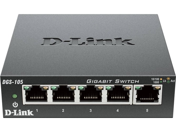 Switch Gigabit de 5 puertos D-LINK DGS105