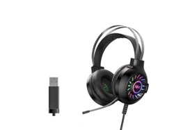 SZSMART  Auscultadores Gaming com Fio  Pro 7.1 preto