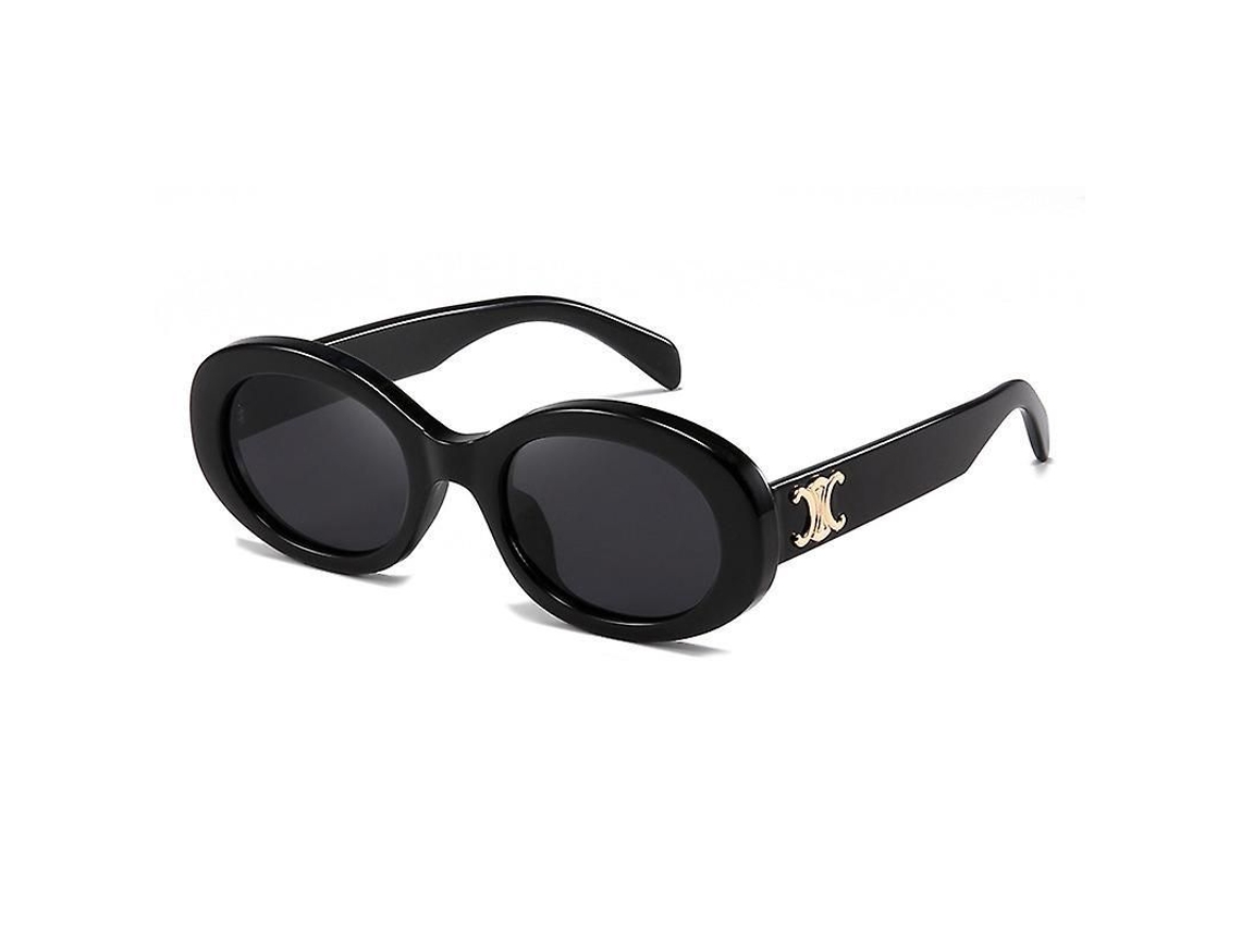 Gafas De Sol Ovaladas Celinn Selin, Modelo Influencer Arch Of Triumph, Logo Dorado, Protección Uv400, Estilo Étnico, Moda Verano 2021.