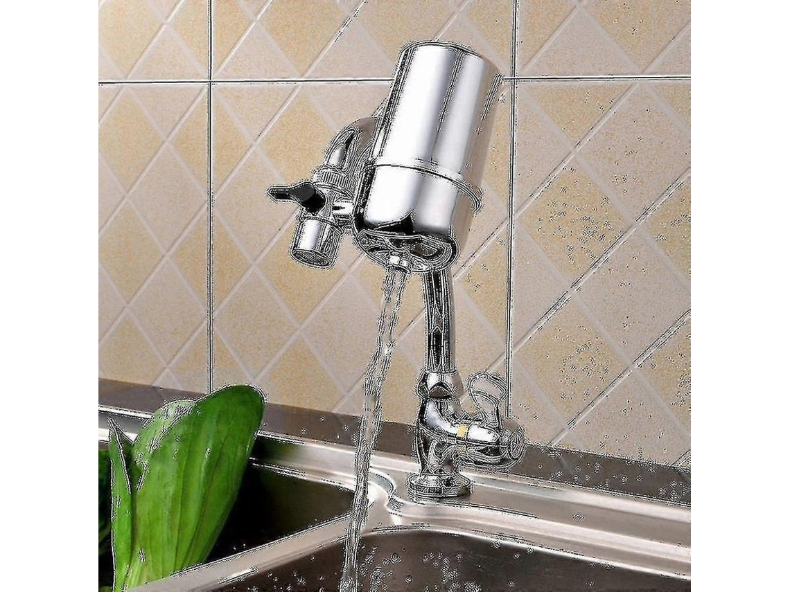 Filtro De Grifo Para Cocina Purificador De Agua Con Sistema De 7 Capas Y Doble Salida