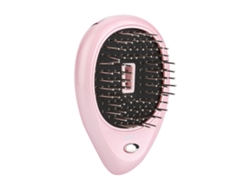 Cepillo Eléctrico Portátil De Masaje Iónico Para Cuero Cabelludo Con Vibración Comb Rosa