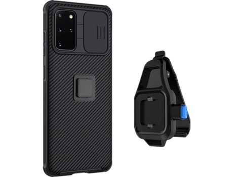 Funda Samsung S20 Plus Camshield con Soporte para la Cintura Negro