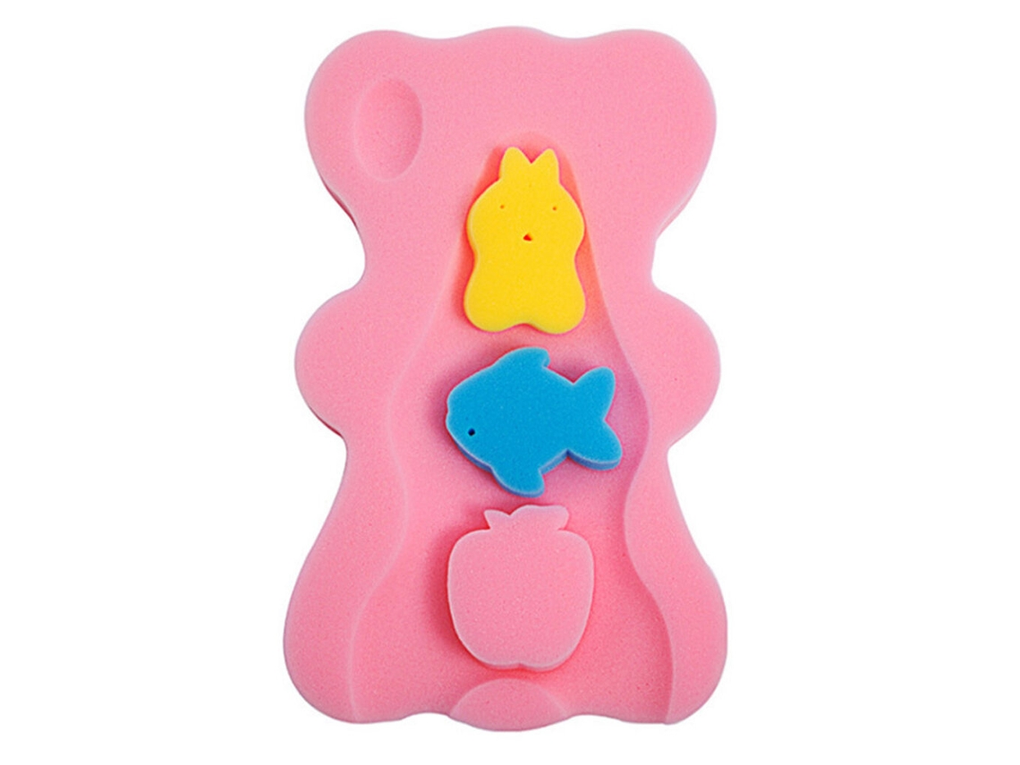 Esponja De Baño Para Bebé, Antideslizante, Suave, Con Forma De Dibujos Animados, 4,5 Cm De Grosor.