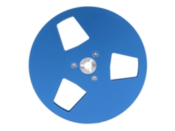 Bobina Vazia De Fita 5 Polegadas 3 Buracos Nab Universal De Liga De Alumínio Para Gravador Studer Revox Rolo A Rolo 1/4 Polegada Azul