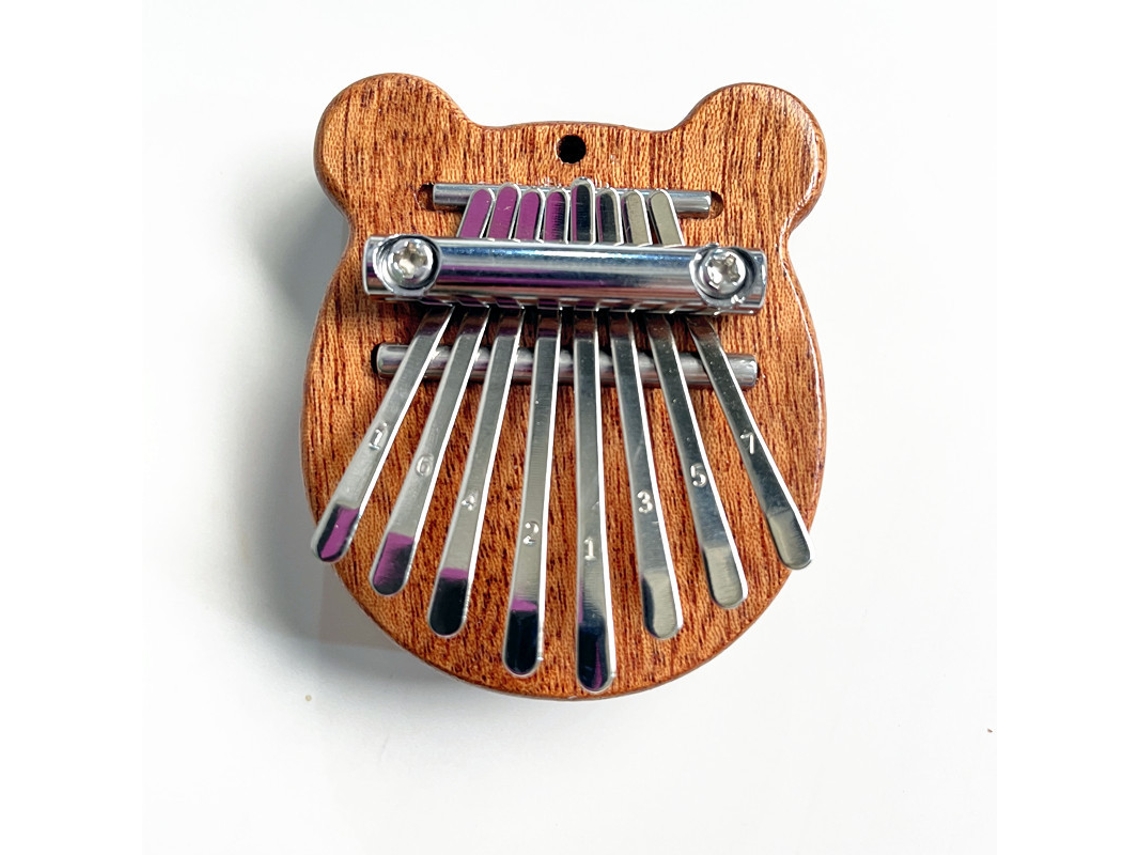 Piano de pulgar Kalimba de 8 teclas Siurn Urso