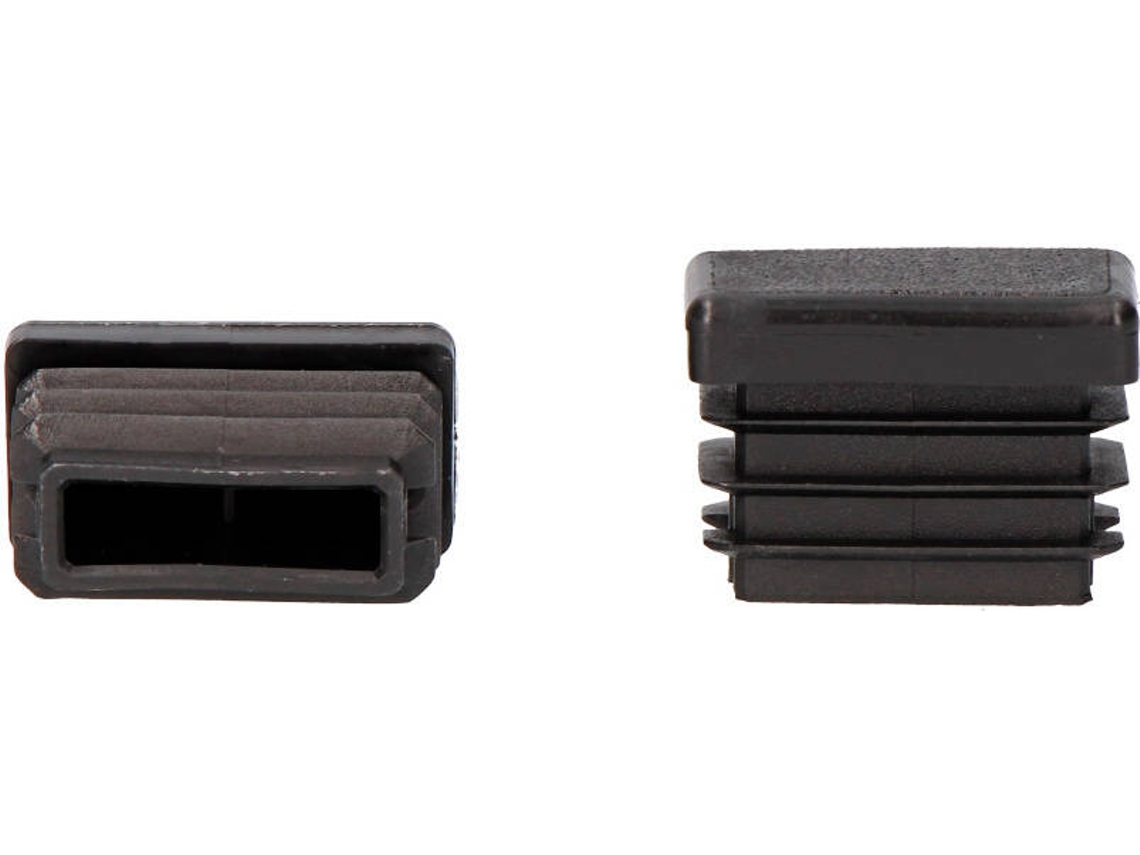 Sistema Interior Superior Rectangular con Solapa Dimatel Negra 50X20Mm