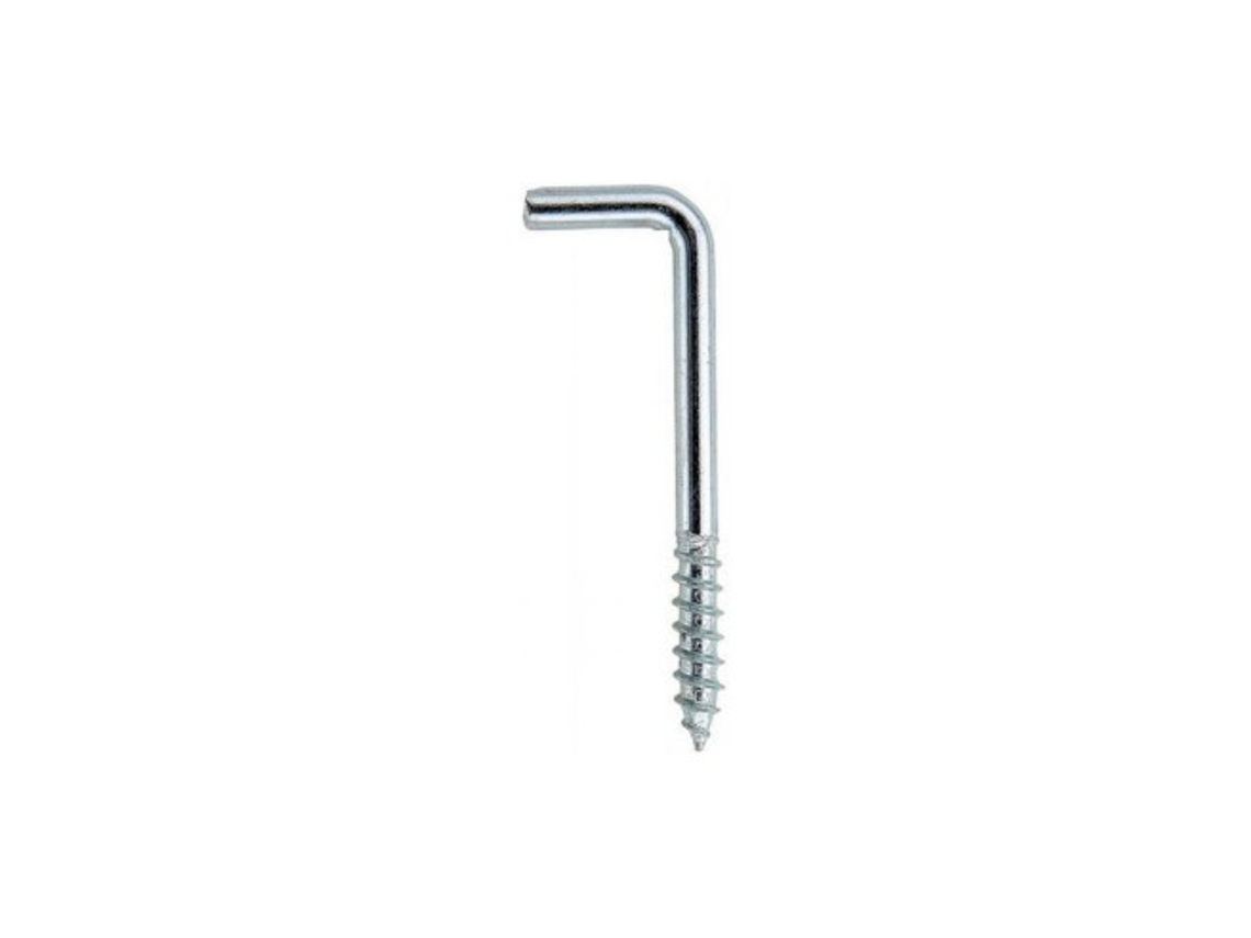 Caja Con 100 Ganchos De Tornillo 21x100mm Garfios Biak