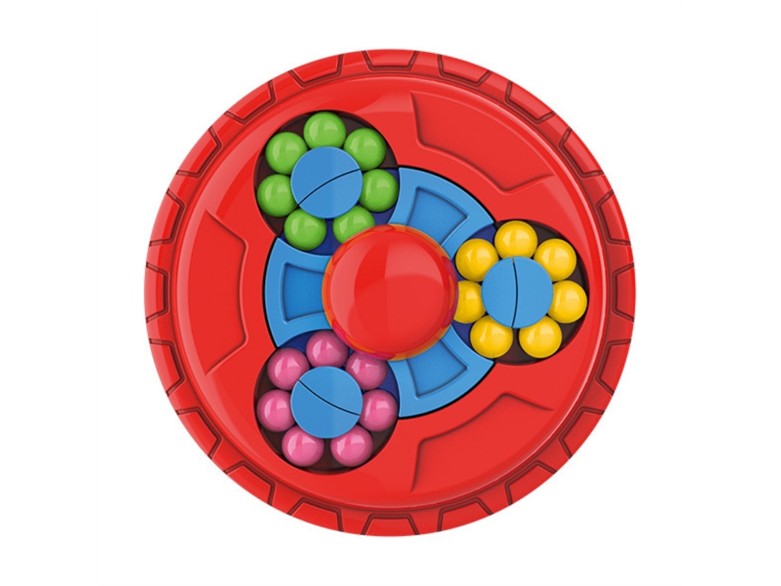Rebe-juguete Educativo De Desarrollo Cerebral Para Niños Control De Equilibrio Juguete De Frijoles Rotativos Relajante Antiestrés