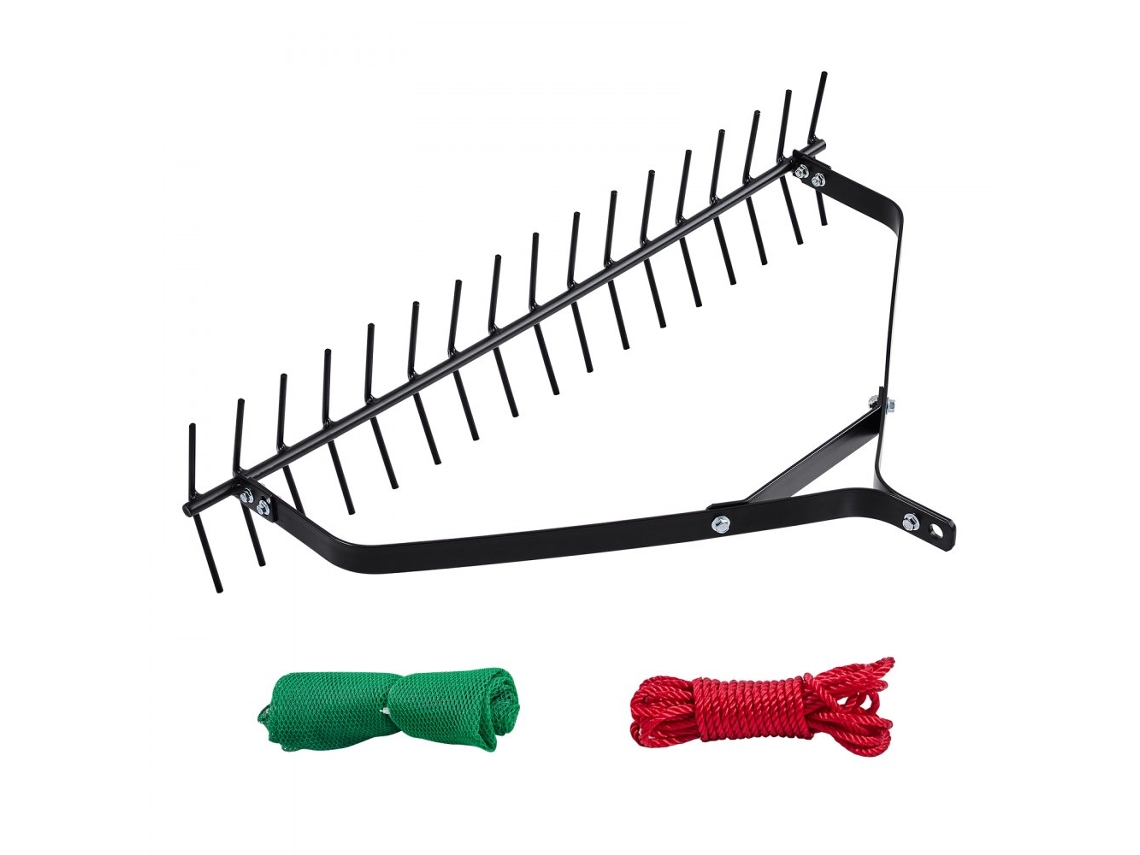 Skimmer de estanque Tekmaquinas con cuerda y red para la eliminación de plantas acuáticas