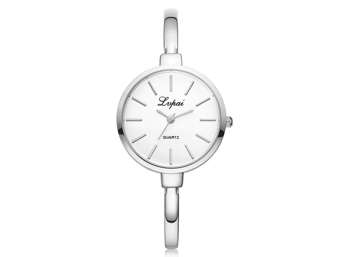 Relógio feminino casual Gaiety com numerais romanos, pulseira de quartzo PU vermelha