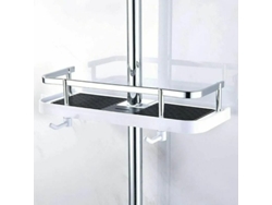 VVJIJILLY Cesto De Duche Ajustável De Metal, Para Tubo Flexível, Antirrouge