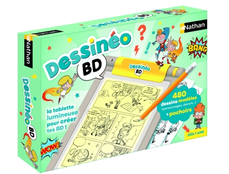 Set de plantillas de dibujo para niños NATHAN BD (7 anos)