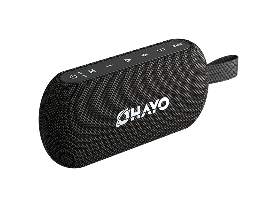 Altavoz estéreo Bluetooth de 40 W, resistente al agua IPX7, MDUG, color negro