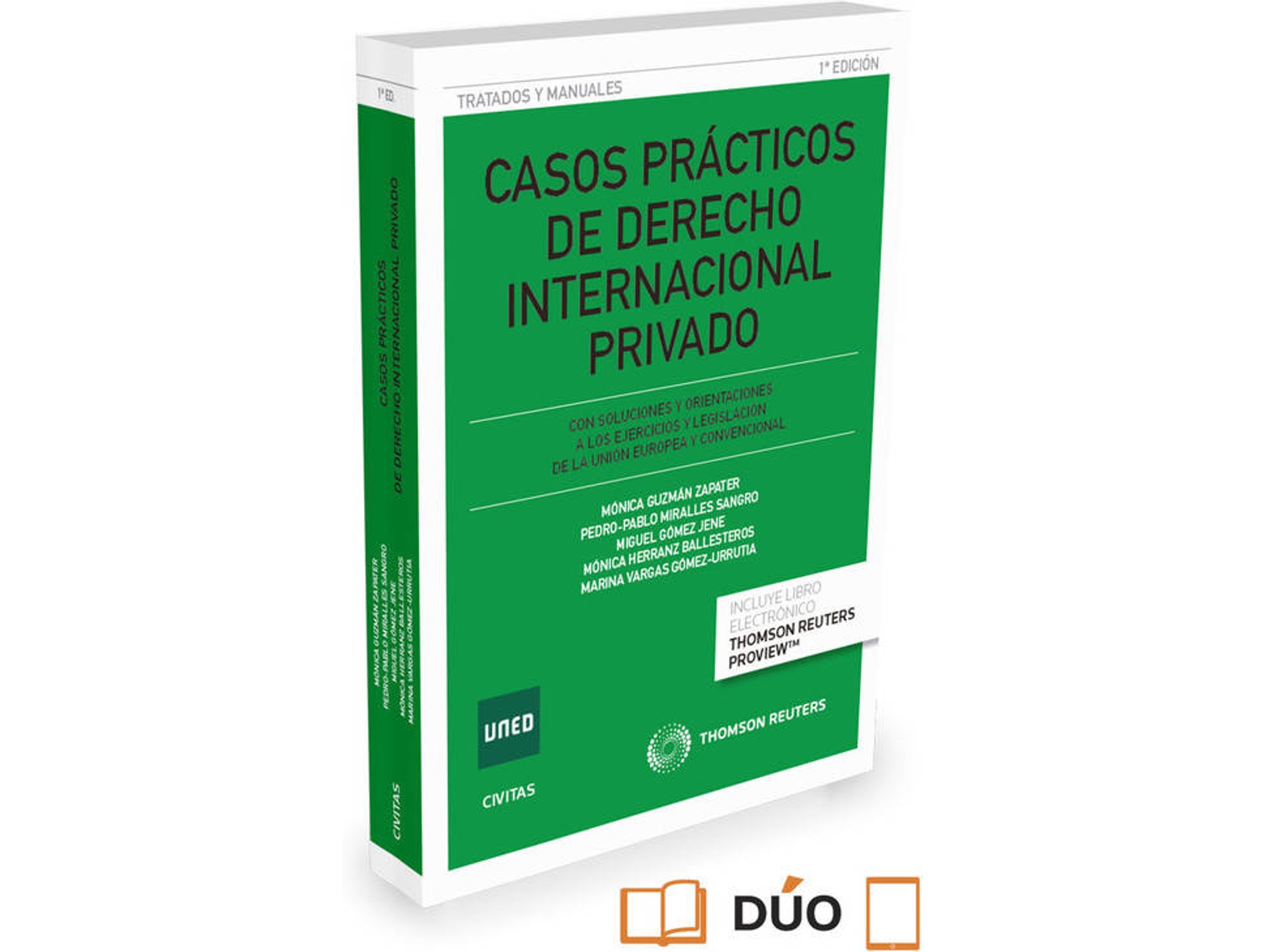 Libro Casos Prácticos De Derecho Internacional Privadoá de Miguel Gomez Jene (Español)