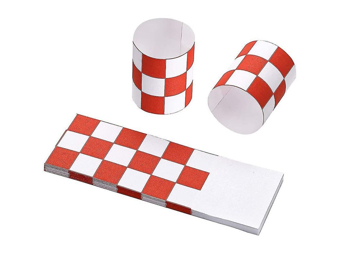Anillos para servilletas de papel marrón de 4,25 x 1,5 pulgadas, caja de 2500 unidades, autoadhesivos, ideales para restaurantes y eventos.