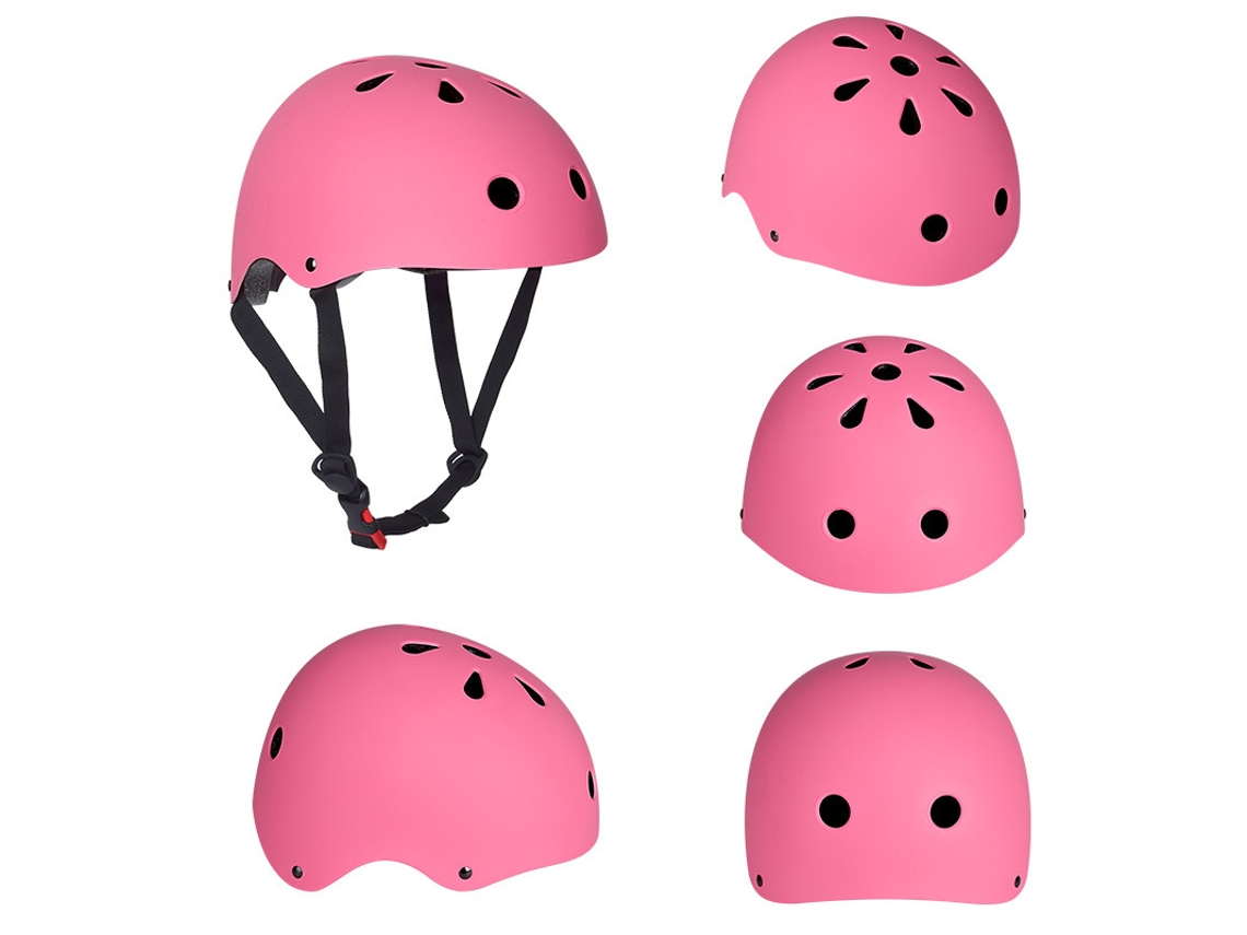 Adultos Niños Monopatín Bicicleta Monopatín Equilibrio Coche Ciruela Casco Tamaño M (54-58cm) YUYSAN Rosa